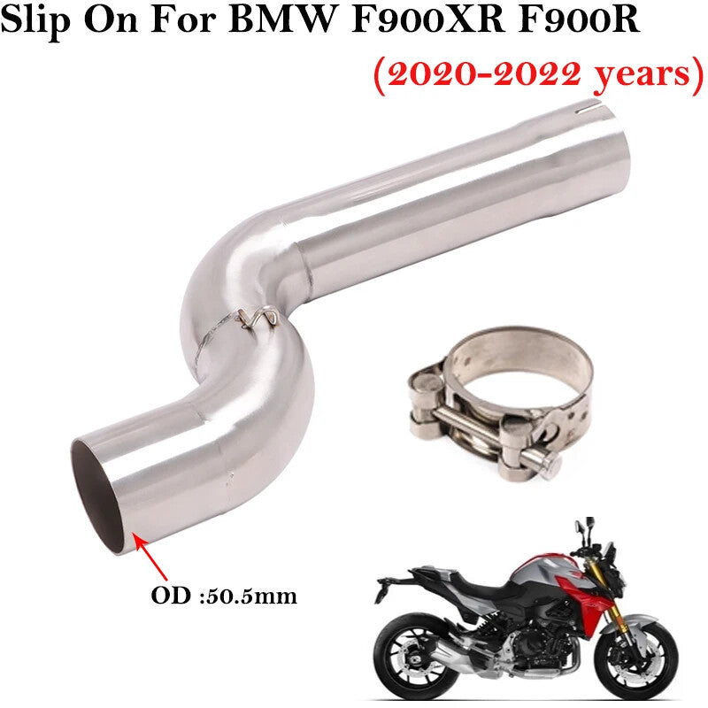 Slip On for BMW F900 Motorcycle Exhaust Modified Muffler Escape Middle Link Pipe