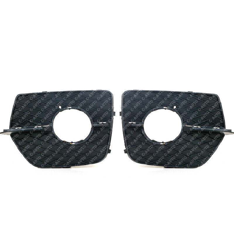 Front Bumper Trim Mesh Fog Lamp Grill Grille Pair for BMW X6 E71 2008-2014