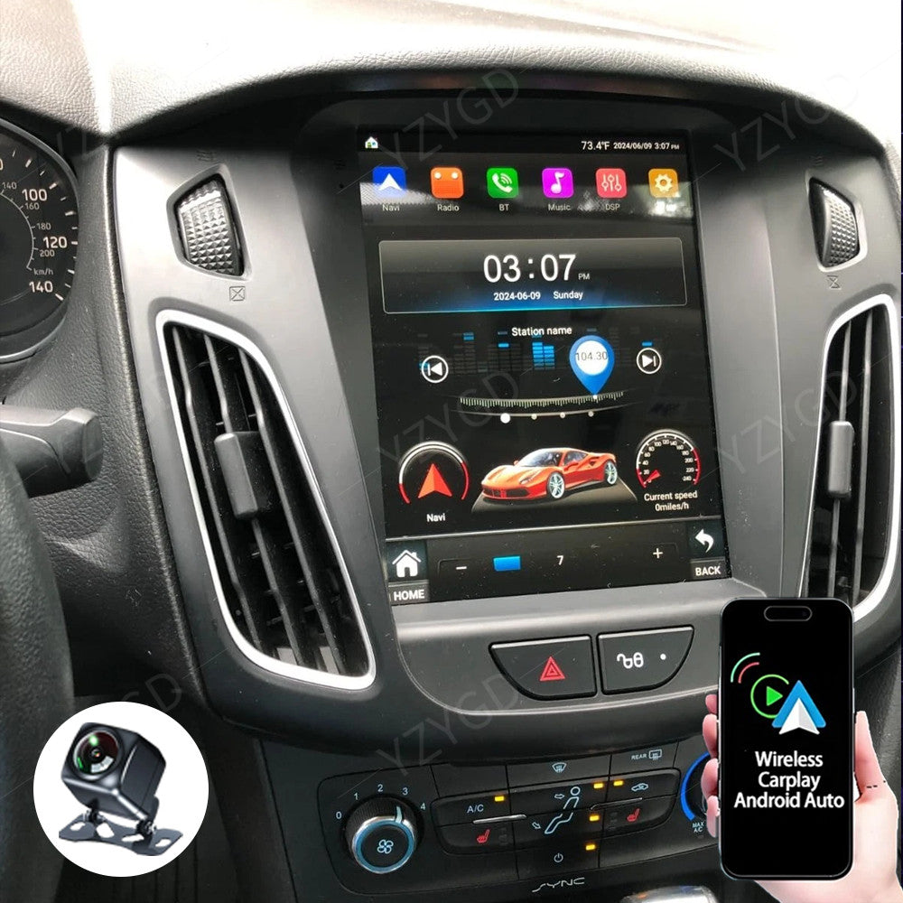 9.7 for Ford Focus 2012-2018 CarPlay Android Car Radio GPS Navi Stereo Screen