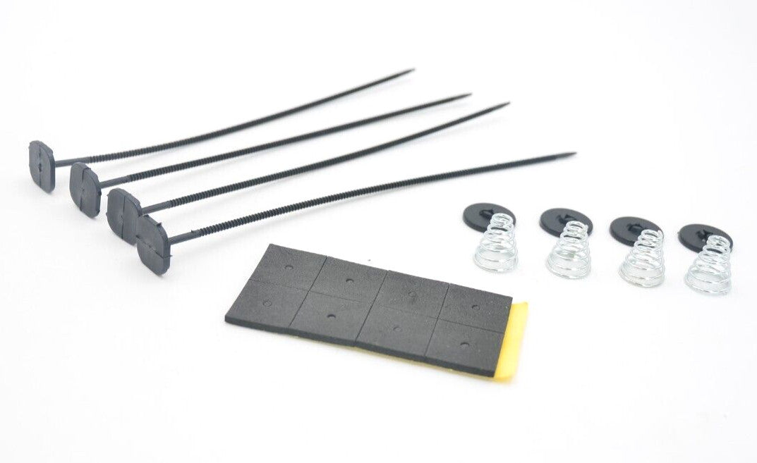 4SET AUTOMOTIVE ELECTRIC FAN ZIPTIE STRAP COMPLETE RADIATOR FIN MOUNTING KIT