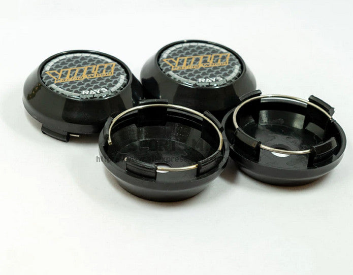 4-piece set of 60mm for Alfa Romeo black wheel caps, wheel cap rim caps, badges, 10 pins