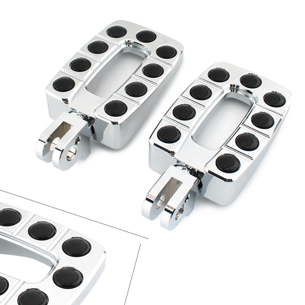 Rear Foot Peg Footrest Pedal Non-slip Pair For T100 Thunderbird Legend Chrome