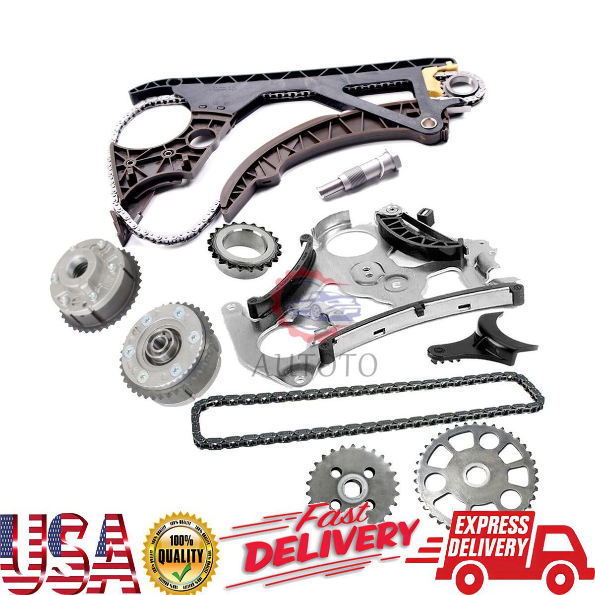 Oil Pump Guide Chain Timing Chain Kit Gear Camshaft VVT Sprockets Fits for BMW 135i