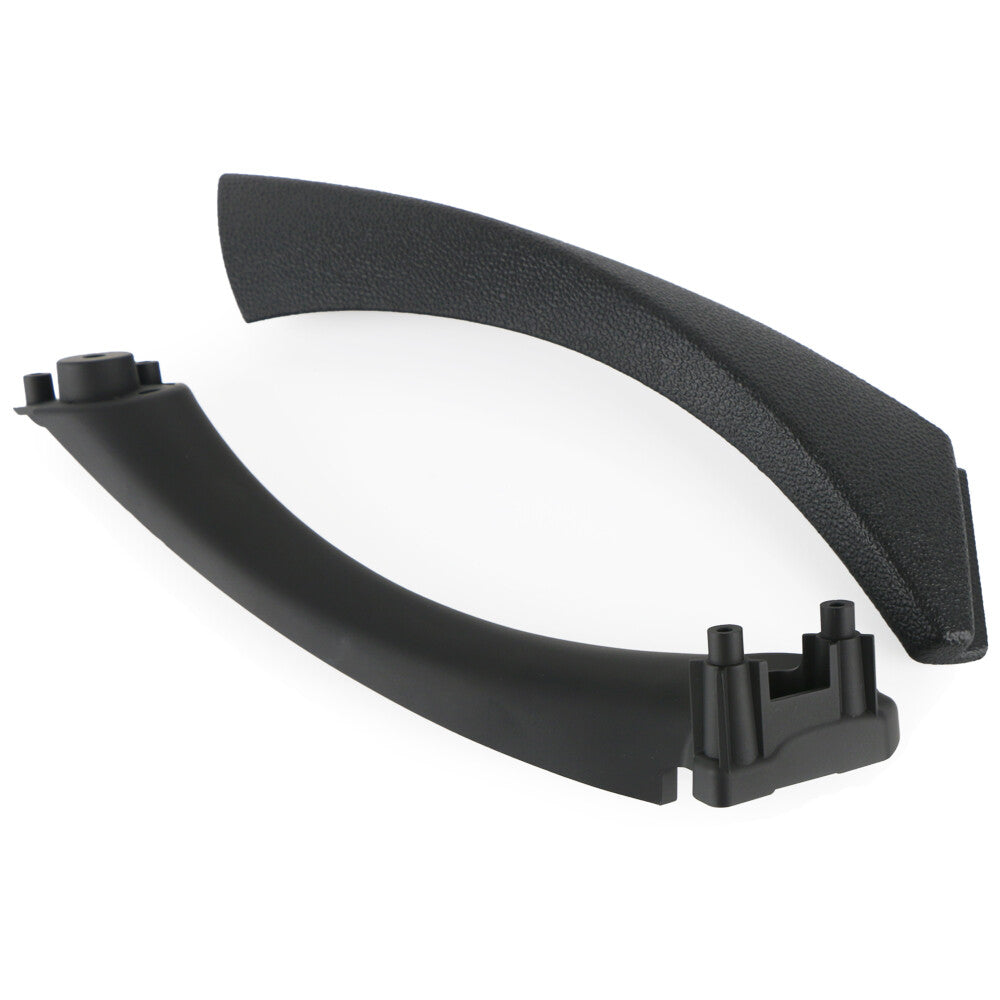 The black inner door handle and outer door panel cover on the left side are suitable for BMW E90 328i.