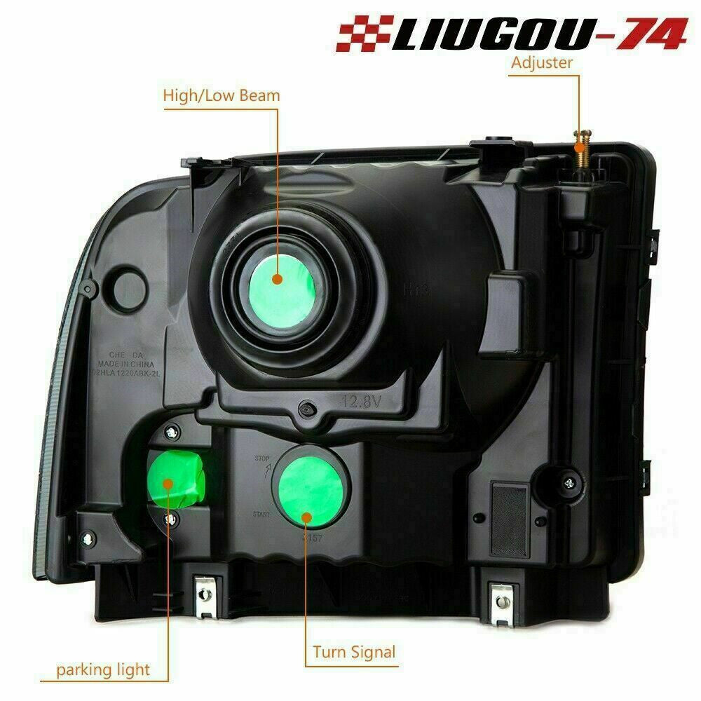 Headlights suitable for 05-07 for Ford F250 F350 F450 F550 Super Duty. new headlights.