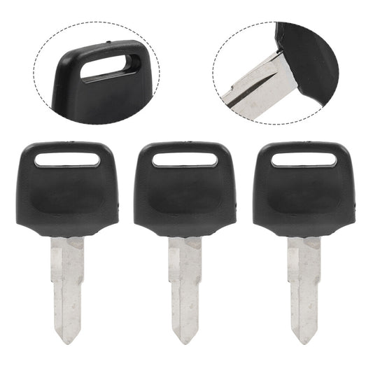 3x Uncut Blade Blank Keys for HONDA DIO 56 57 Z4 125 WH110 Scooter 50CC Zoomer