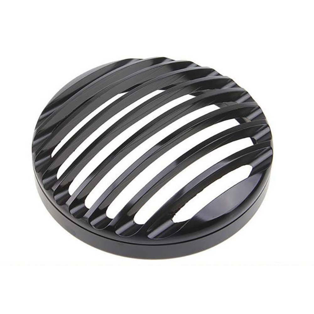 5.75-inch Motorcycle Black Headlight Grille Cover Bezel for Harley Sportster XL Dyna
