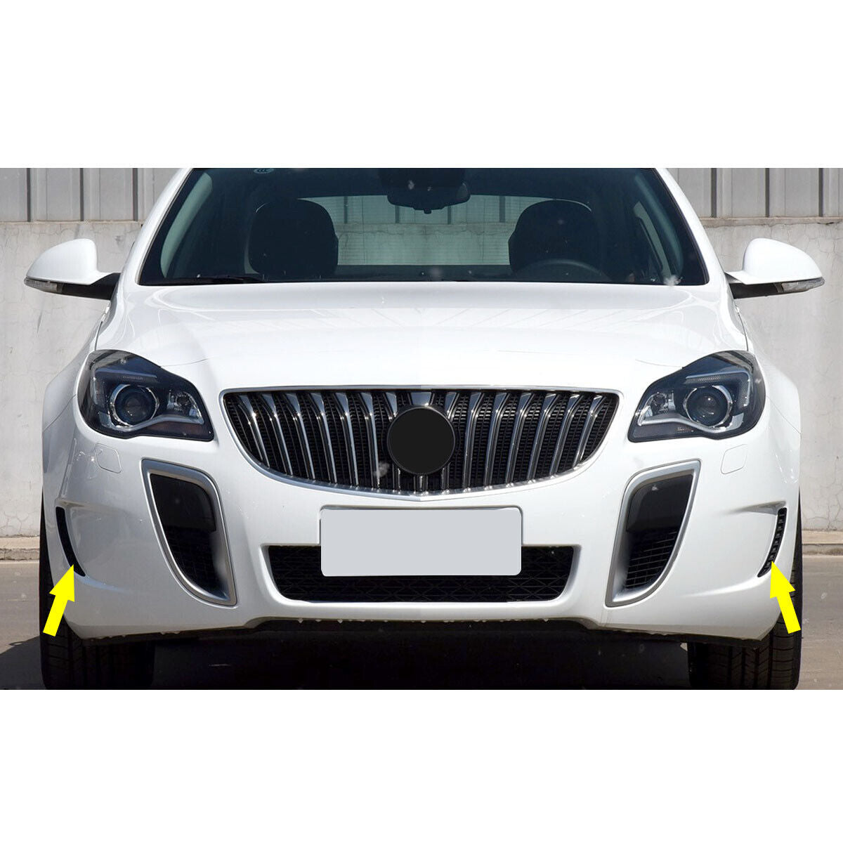 Pair Front Bumper Left Right Trim Molding Strip Fit For 2012-2017 for Buick Regal GS