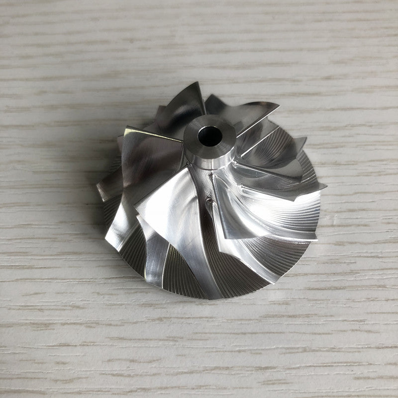 K04 37.84/50.96mm 6+6 blade 5304-123-2043 Turbine blank compressor wheel
