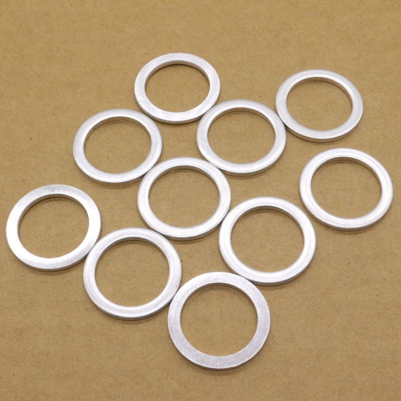 10 Transfer Box Oil Drain Plug Gasket Shredder Washing Machine for Toyota for Lexus for Scion