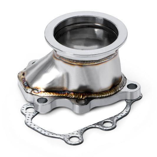 2.5 63mm V- band Clamp Flange Turbo Down Pipe Adapter Fit For T25 T28 GT25 GT28