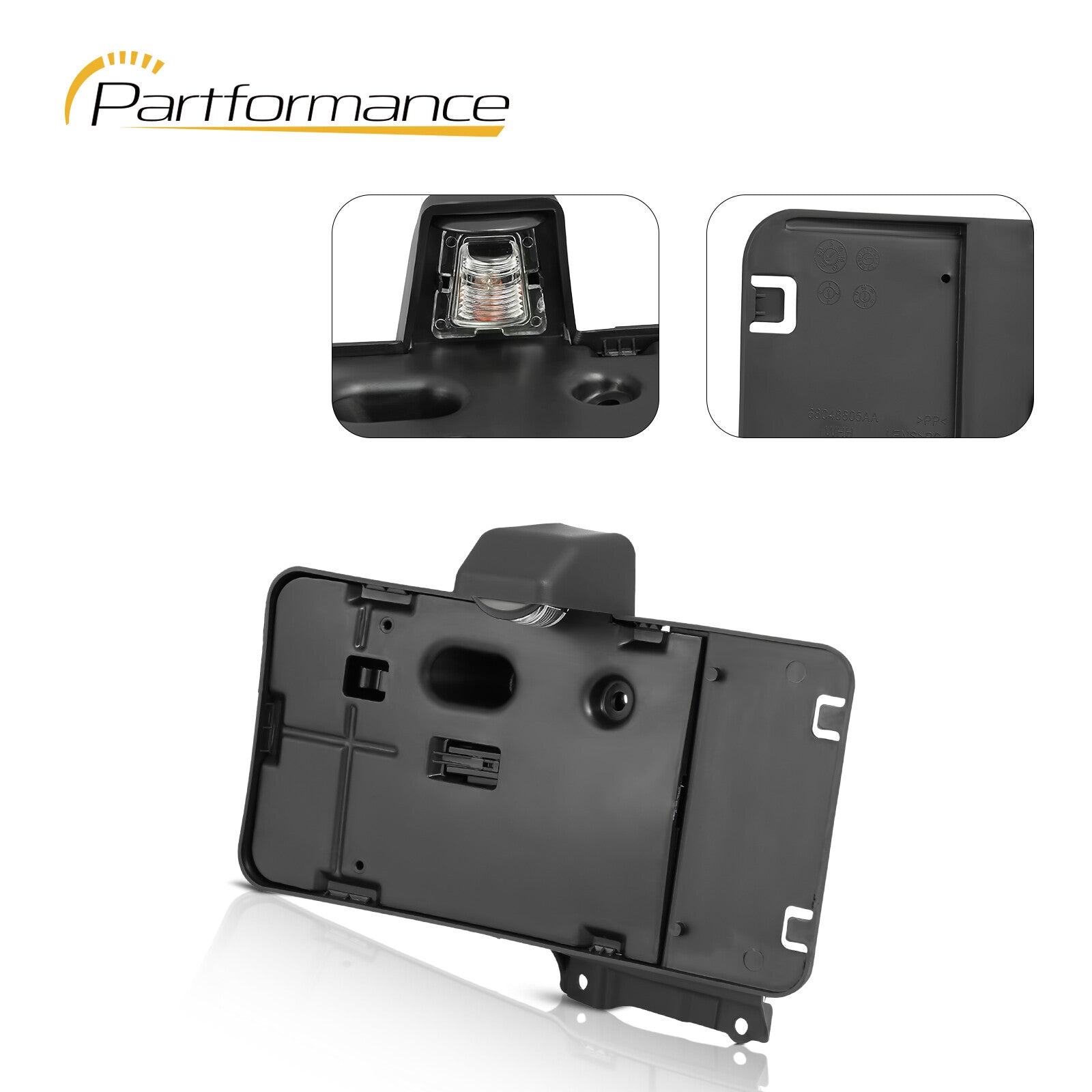 Rear license plate holder with light for Jeep for Wrangler JK 2007-2018