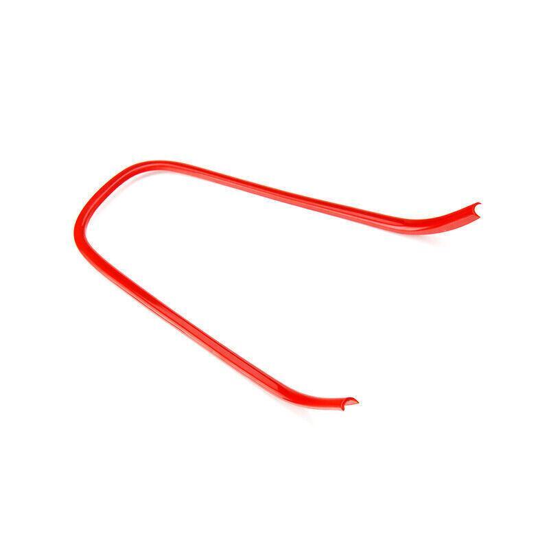 for Jeep Cherokee 2014-2020 Bright Red Central Console Gear Shift U Type Trim 1