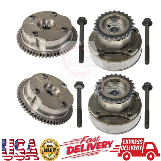 2 Sets IntakeExhaust Camshaft Phaser for Ford F-150 3.5L AT4Z-6C525-B 2013-2019