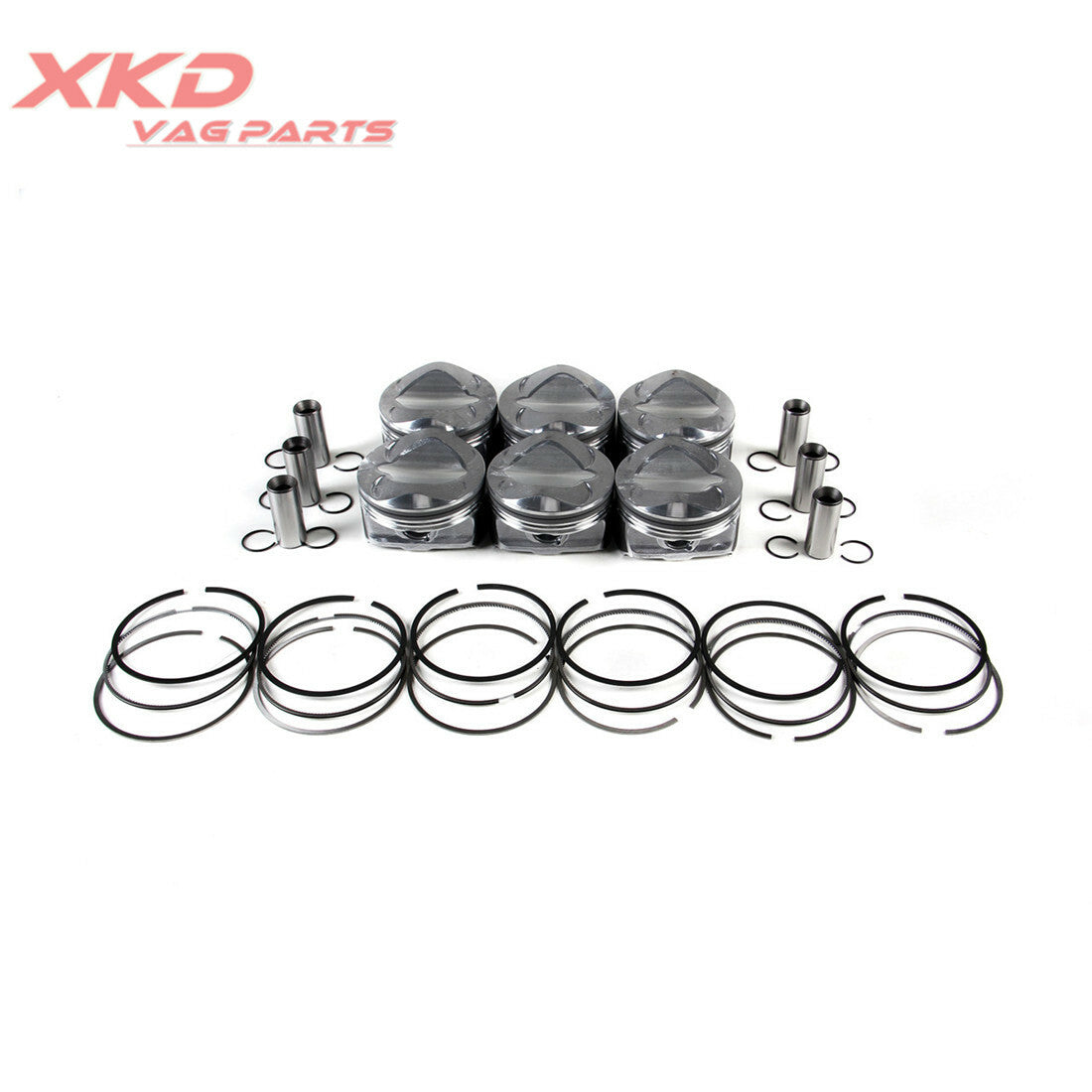 2.8L Engine Piston and Ring Assembly STD Suitable for Audi A6 Quattro CHVA CVPA CNYA