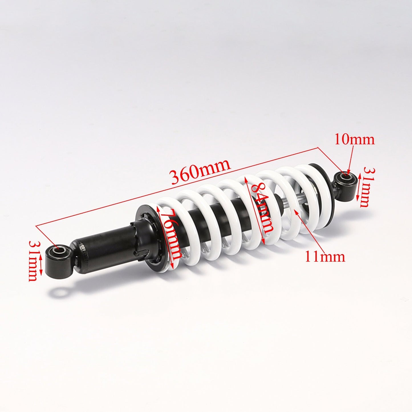 2 x 360mm 14-inch rear shock motorcycle all-terrain vehicle four-wheel off-road vehicle pit off-road bicycle 850 lbs