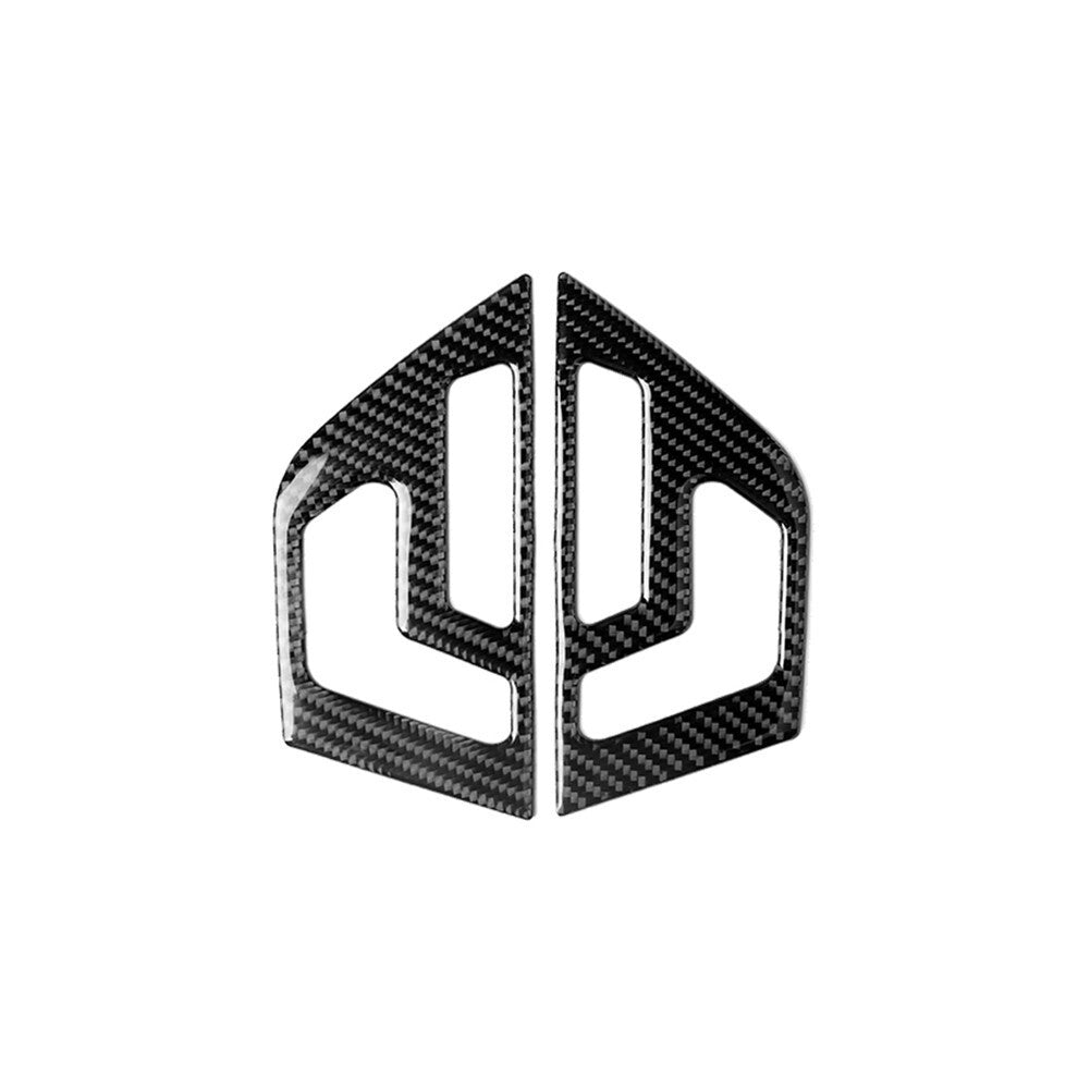 Carbon Fiber Door Handle Panel Cover Trim for Mercedes Benz W204 2007-10 Type B