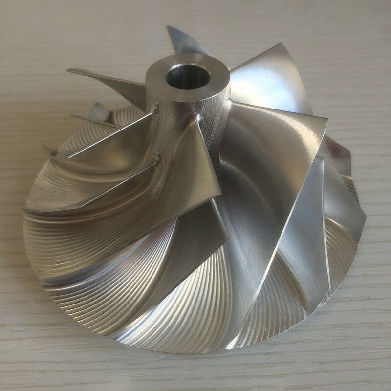 KTR110 reverse 6505-51-1410 72.14/106.00mm 6+6 blades billet compressor wheel