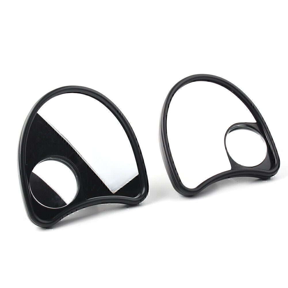 Fairing Mounted Mirror w/ Blind Spot Mirrors Fit for Harley Batwing Touring 14-18 14