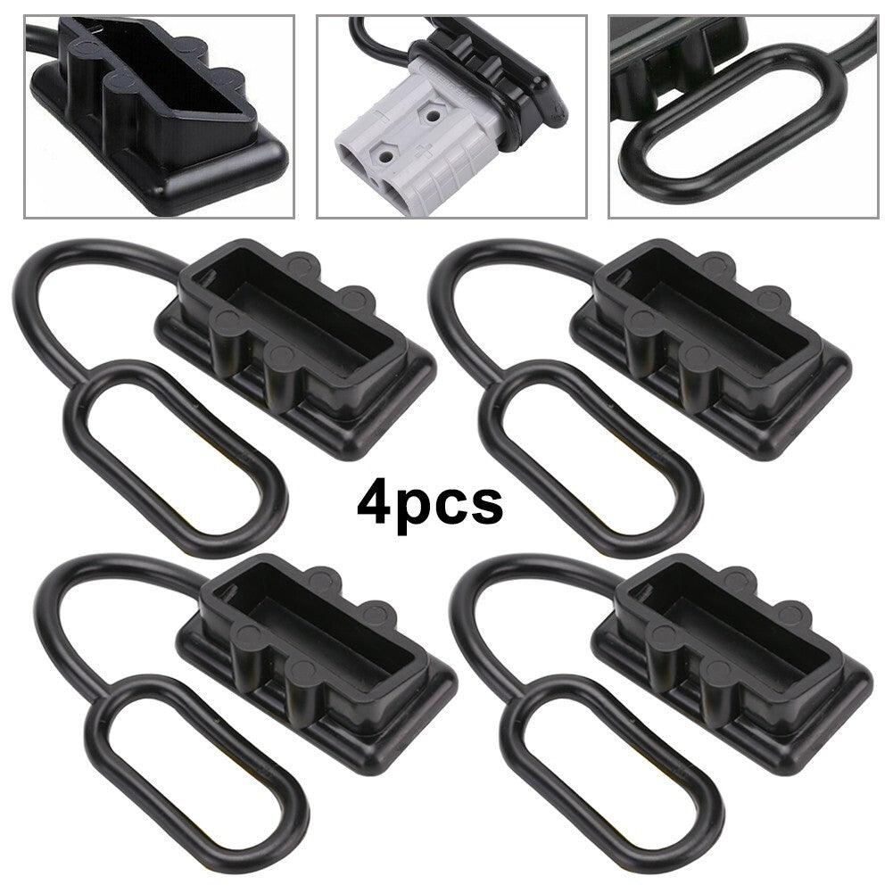 4Pcs/Set Dust Cap For Anderson Cover Connectors 50Amp Battery-Connector Kit