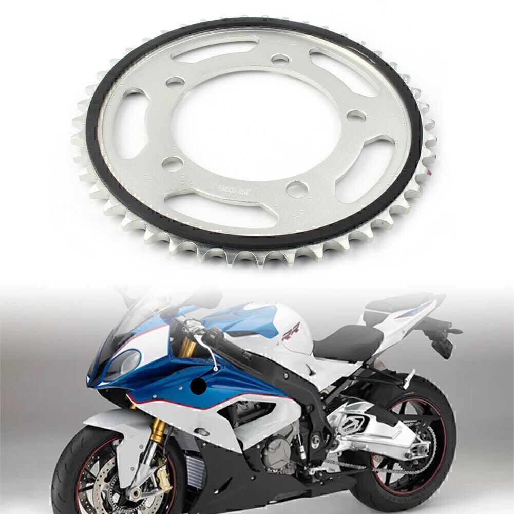 for BMW S1000RR 12-18 1 Steel Rubber Rear Motor Engine Chain Drive Sprocket 45T