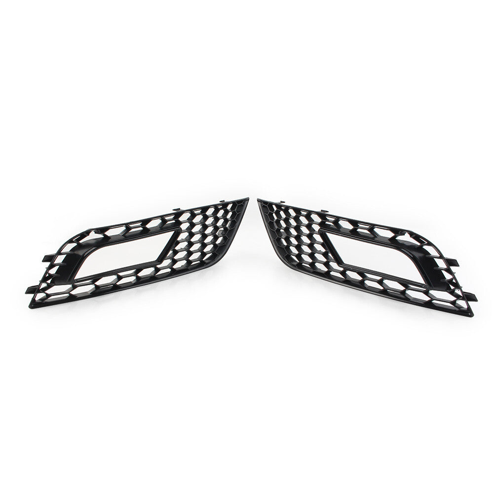 1. Double honeycomb hexagonal mesh fog light cover suitable for Audi A4 B8.5 (2013-2016, 2014-)