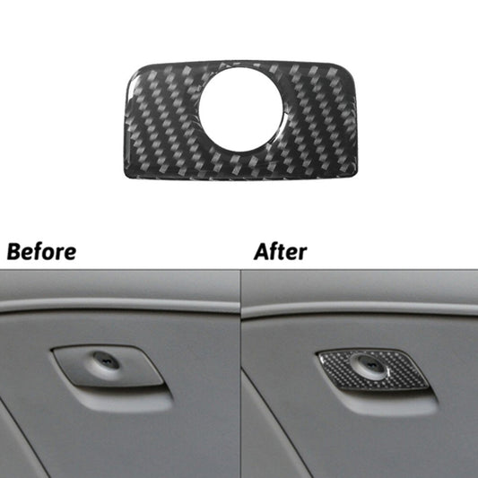 1PC Carbon Fiber Glove Box Switch Panel Cover Trim for Hyundai Azera 2006-2011