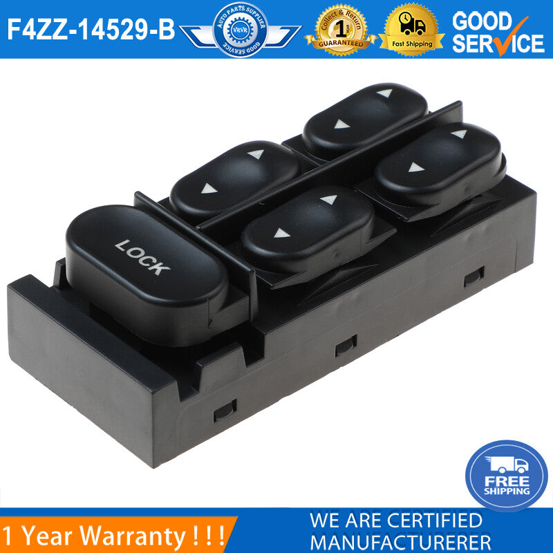 Master Power Window Door Switch for 1994-2004 for Ford for Mustang for Co -Cover F4Z14529B