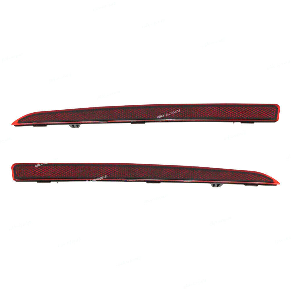 2pcs Rear Left+Right Bumper Face Bar Reflector Light Lamp For 2013 14 15-20 MKZ
