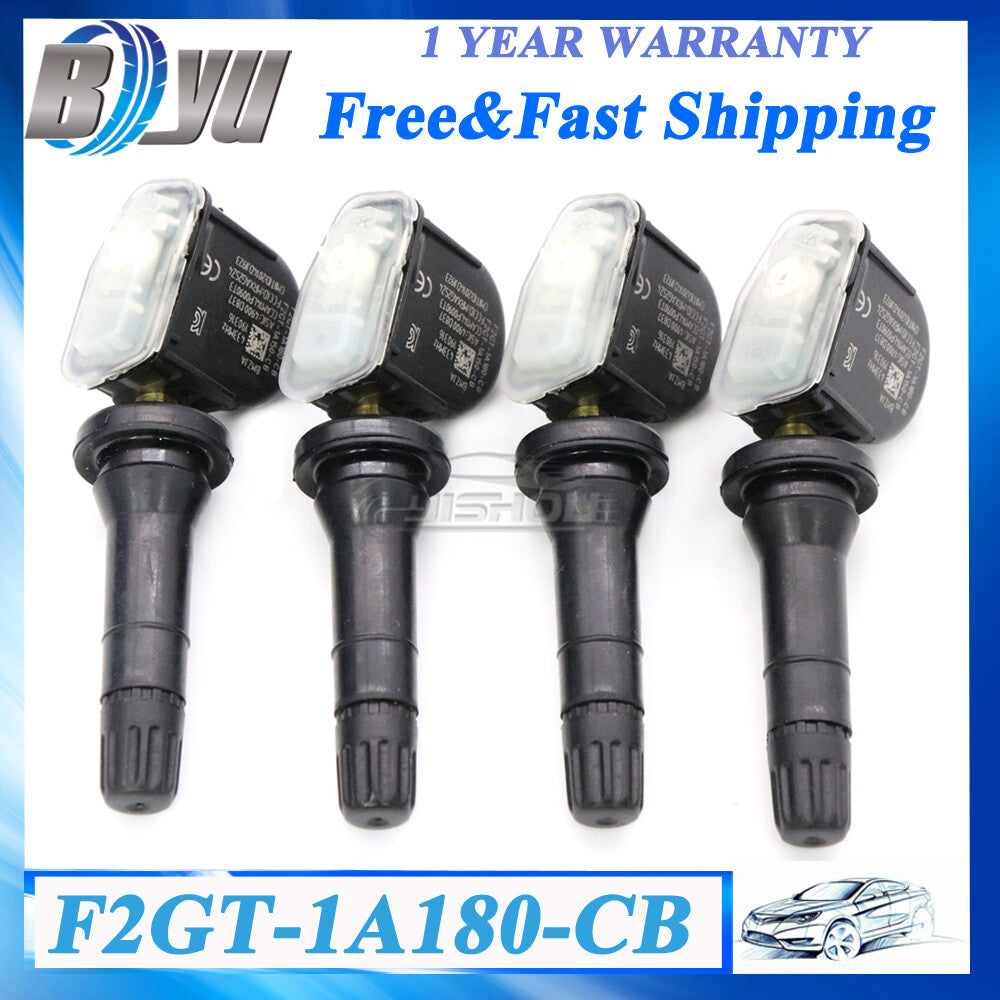4x F2GT-1A180-CB TPMS Tire Pressure Sensor for 2014-2020 for Ford Edge Galaxy 433MHz