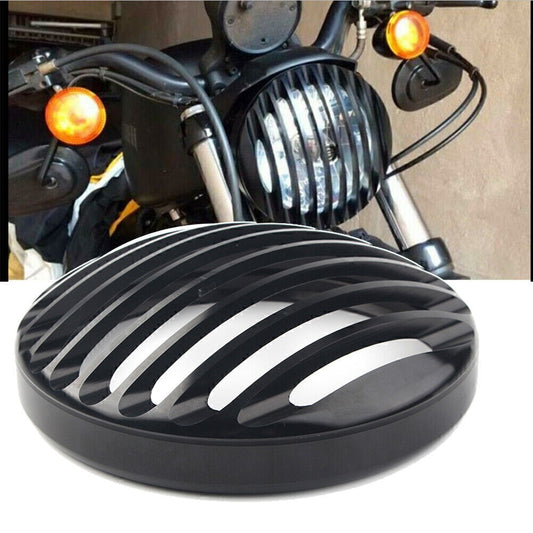 Headlight Grill Bezel Cover CNC for Harley Sportster XL 883 1200 2004-2014 Black