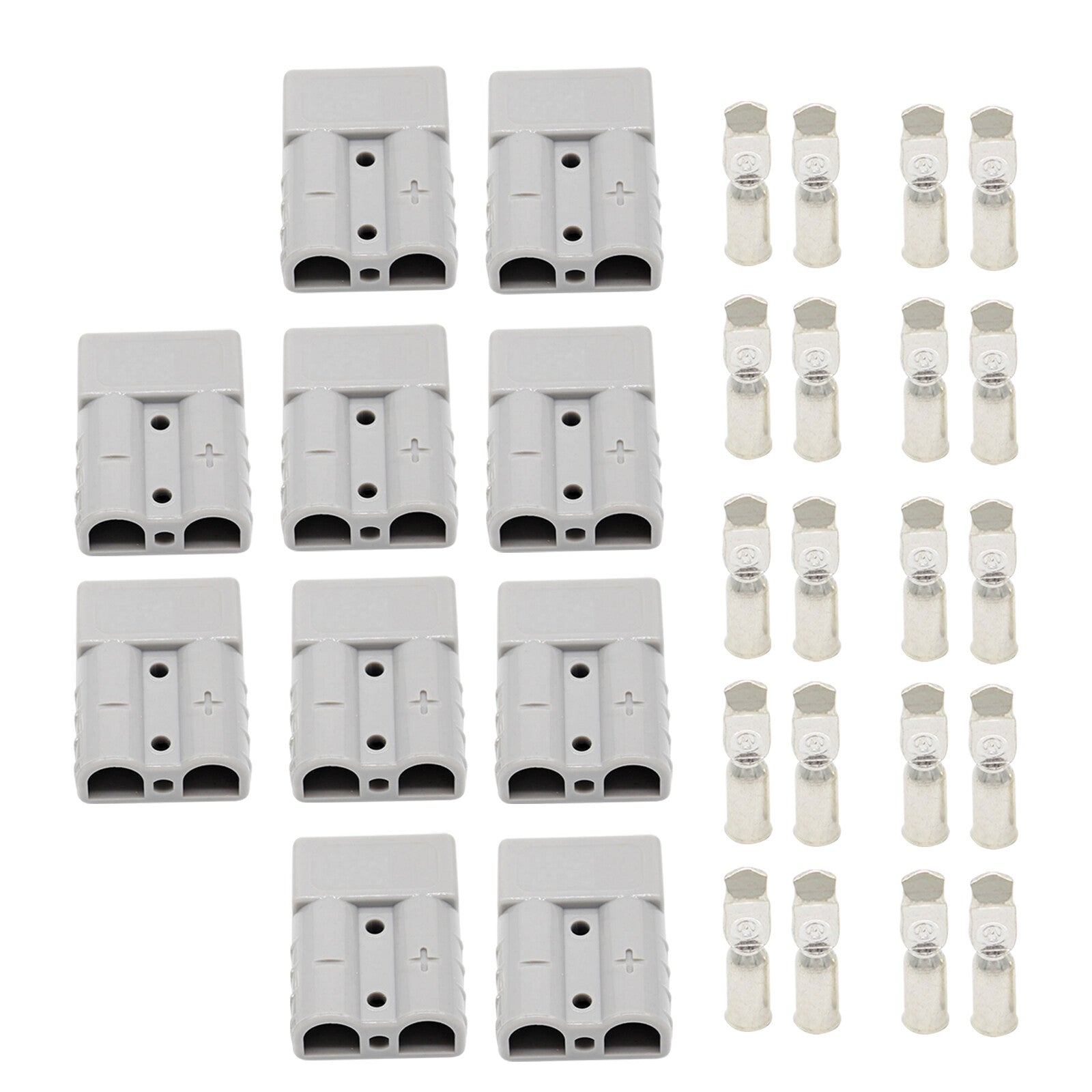 10Pcs For Anderson Style Plug Connectors DC Power Tool 50 AMP 12-24V 6AWG