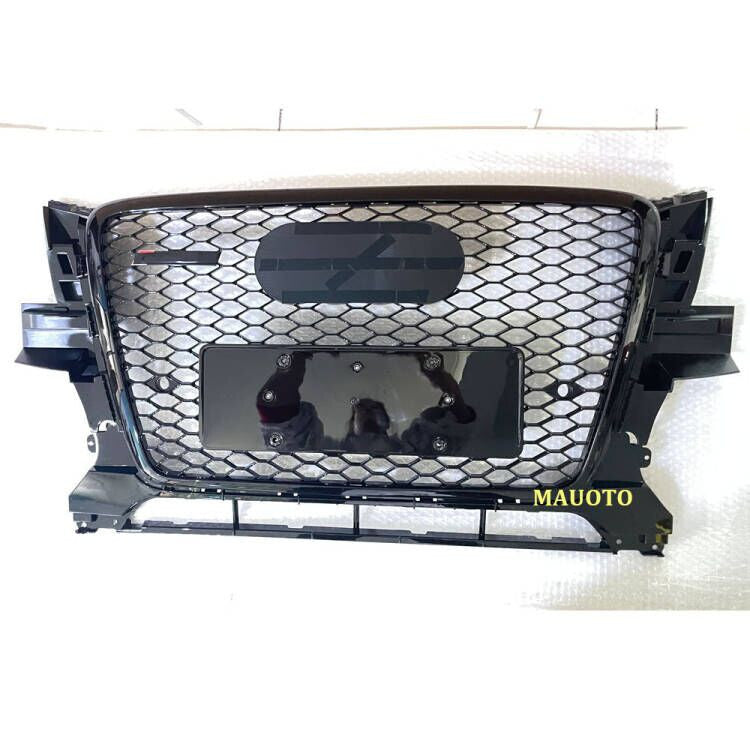 Front Grill Bumper Honeycom Grille Fit for Audi Q5 2009 - 2012 RSQ5 Style Black