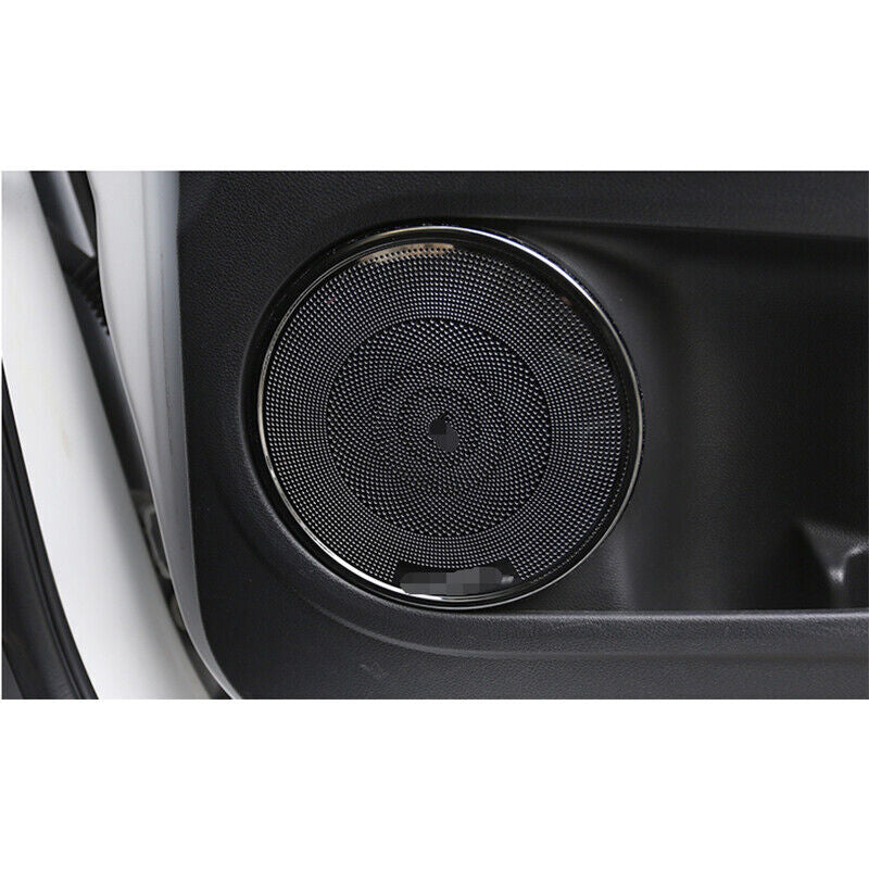 For 2016-2022 for Honda HR-V HRV Black Inner Door Speaker Horn Ring Cover Trim