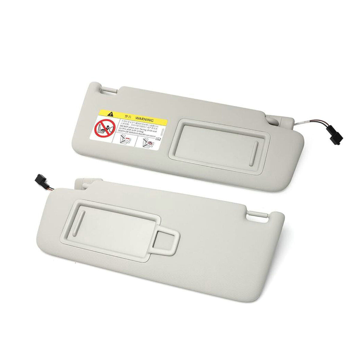 2PCS Left Right Sun Visors Fits for VW for Jetta MK7 2019-2021 5GG857552 5GG857551
