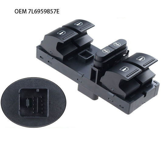 for VW Touareg 7L6959857E Front Driver Door Master Window Switch Cuntrol Button
