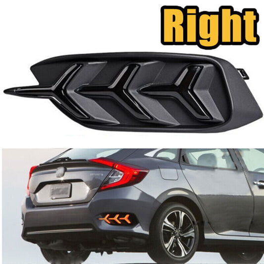 for Honda for Civic Sedan 16-21 Right Rear Bumper Reflector Turn Signal Brake Lights