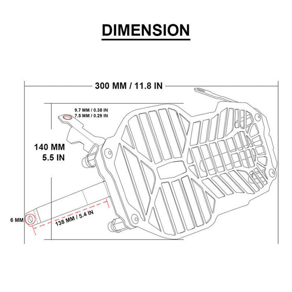 Front Headlight Cover Guard Grill Protector for BMW R1200GS w/ ADV 2013-2018