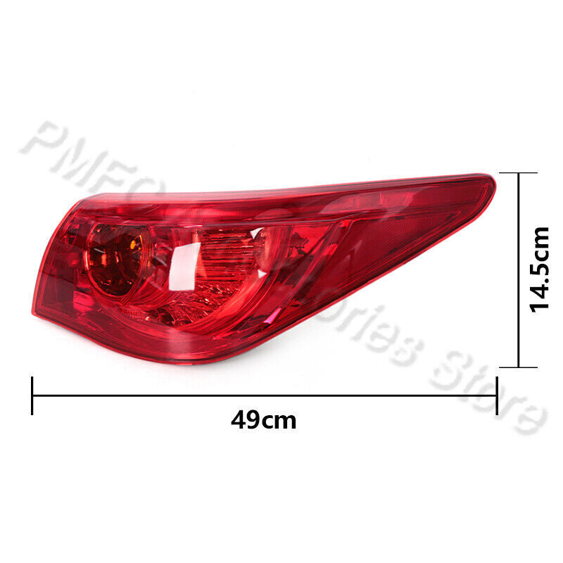 For 2014-2017 for Infiniti Q50/Q50s Right Rear Tail Light Outer Lamp Driver Side