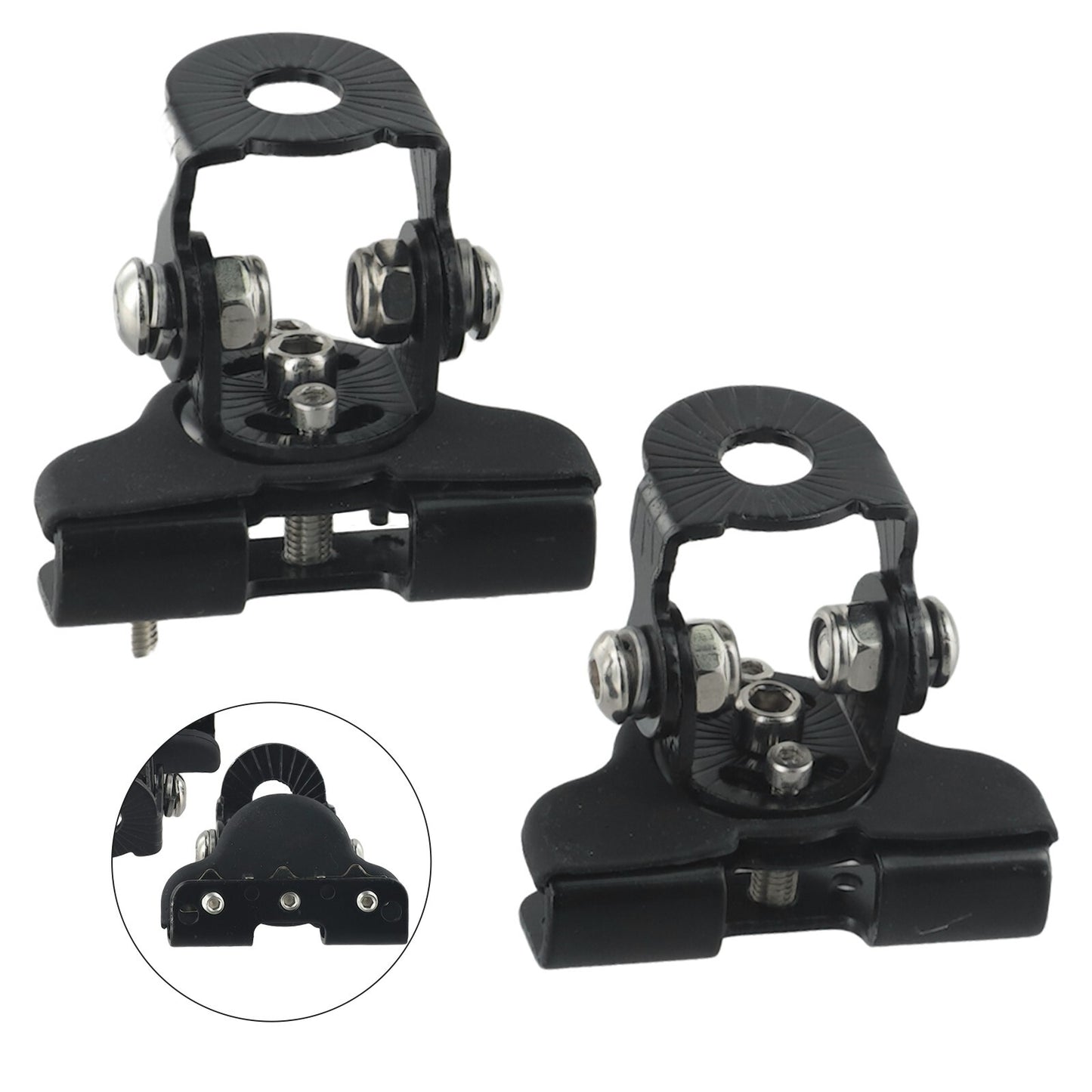 2pcs Pillar Hood Led Work Light Bar Mount Bracket Clamp Holder Offroad