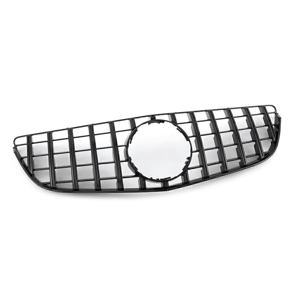 Front Upper Grille for Mercedes-Benz E-Class W207 C207 E200 E250 2014-2016 Black