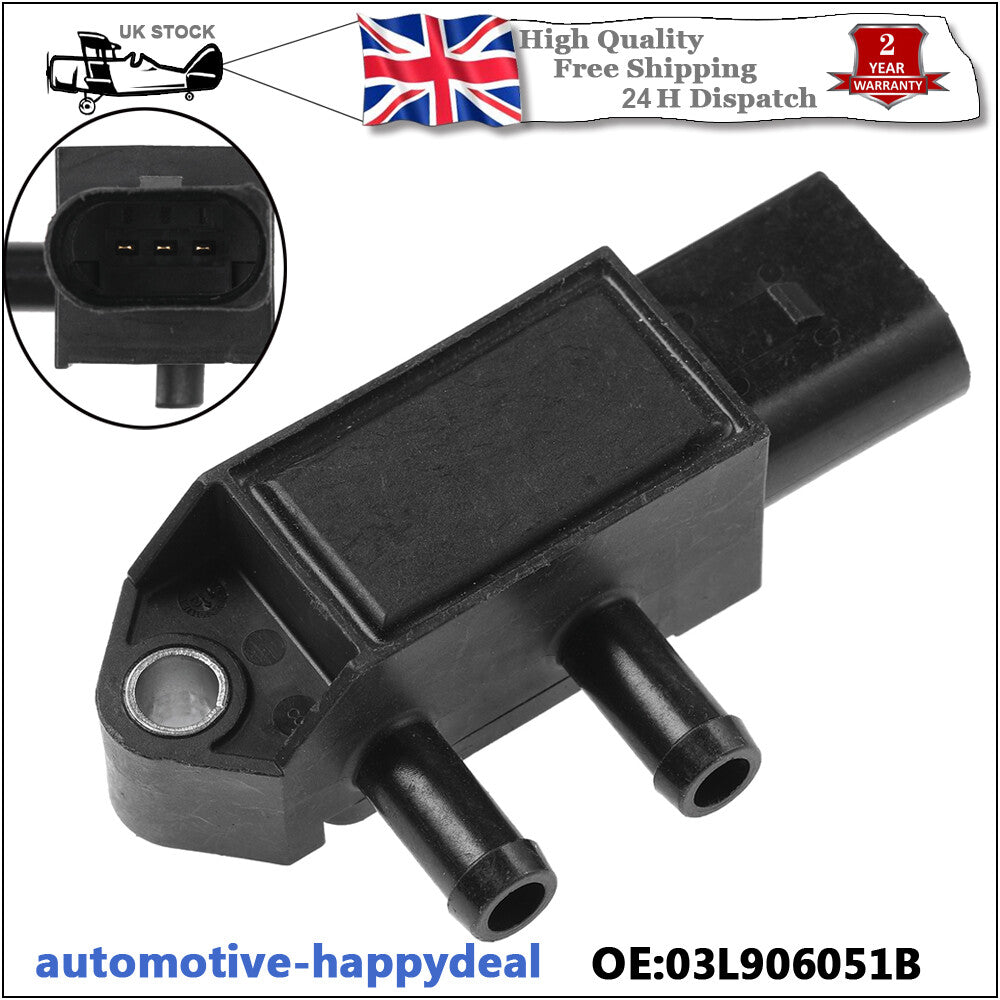 DPF Pressure Sensor Fits for Audi for VW for Skoda for Seat 03L906051D 03L906051B