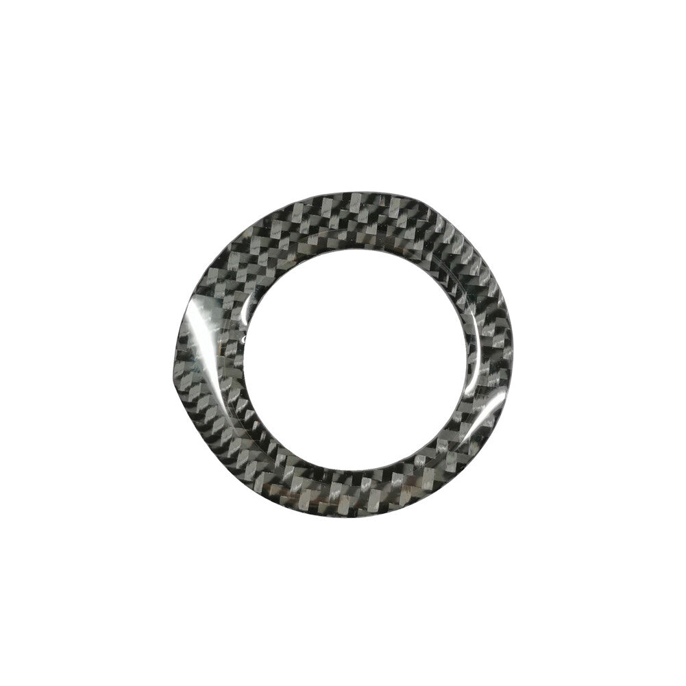 Carbon Fiber Interior Ignition Circle Cover Trim for Toyota for Corolla 2014-2018