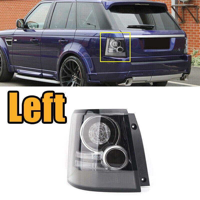For Land for Range Rover Sport 2005 2006-2013 Left Rear Black Tail Light Brake Light