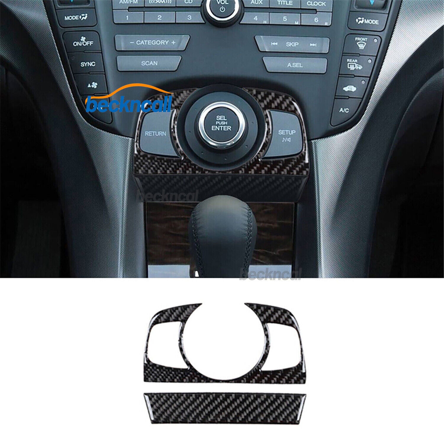 27PCS Real Carbon Fiber Full Kits Interior Cover Trim Set For 2009-2014 for Acura TL