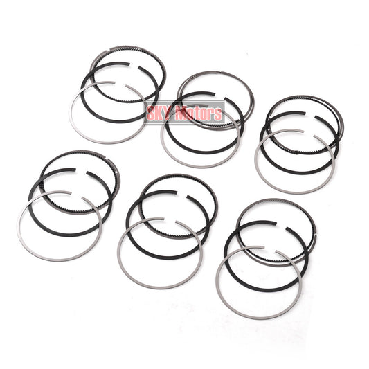 6x Piston Rings Set STD for BMW E46 E85 E86 S54B32 3.2 L6 M3 Z3 Z4 M 11257834014