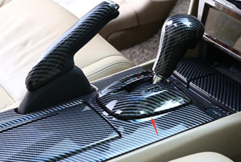 Inner Gear Shift Panel Decor Cover for Honda Accord Crosstour 08-13 Carbon Fiber