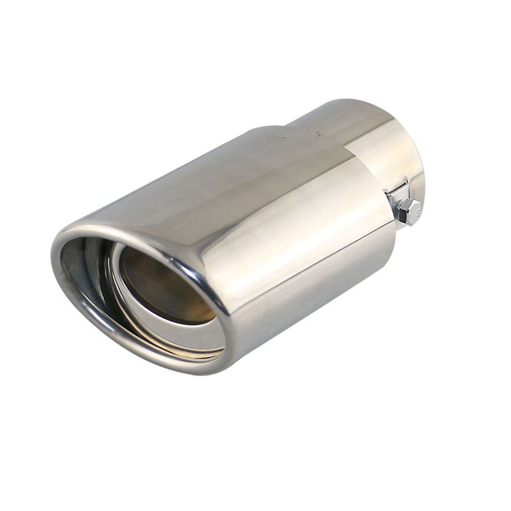 2.5'' ID 8567mm OD Universal Exhaust Tip Slant Single Tip Sliver