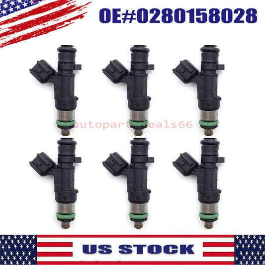 6-piece fuel injector for Dodge for Chrysler Sebring 2.7L and 3.5L engines. Contact: 04-10 0280158028 4591986AA