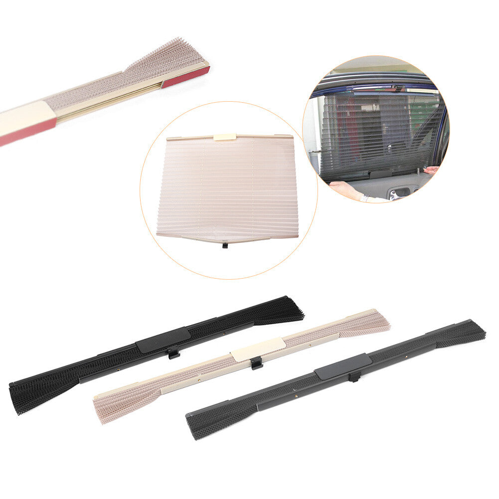Black car side window sunshade and UV protection film, 57 cm universal